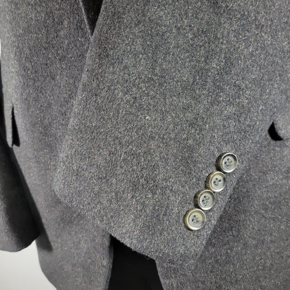Gianfranco Ruffini Men's Sport Coat Blazer Flannel Gray Silk Wool Cashmere 38R - Picture 11 of 16